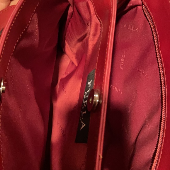 Furla wine color handbag - Picture 5 of 5